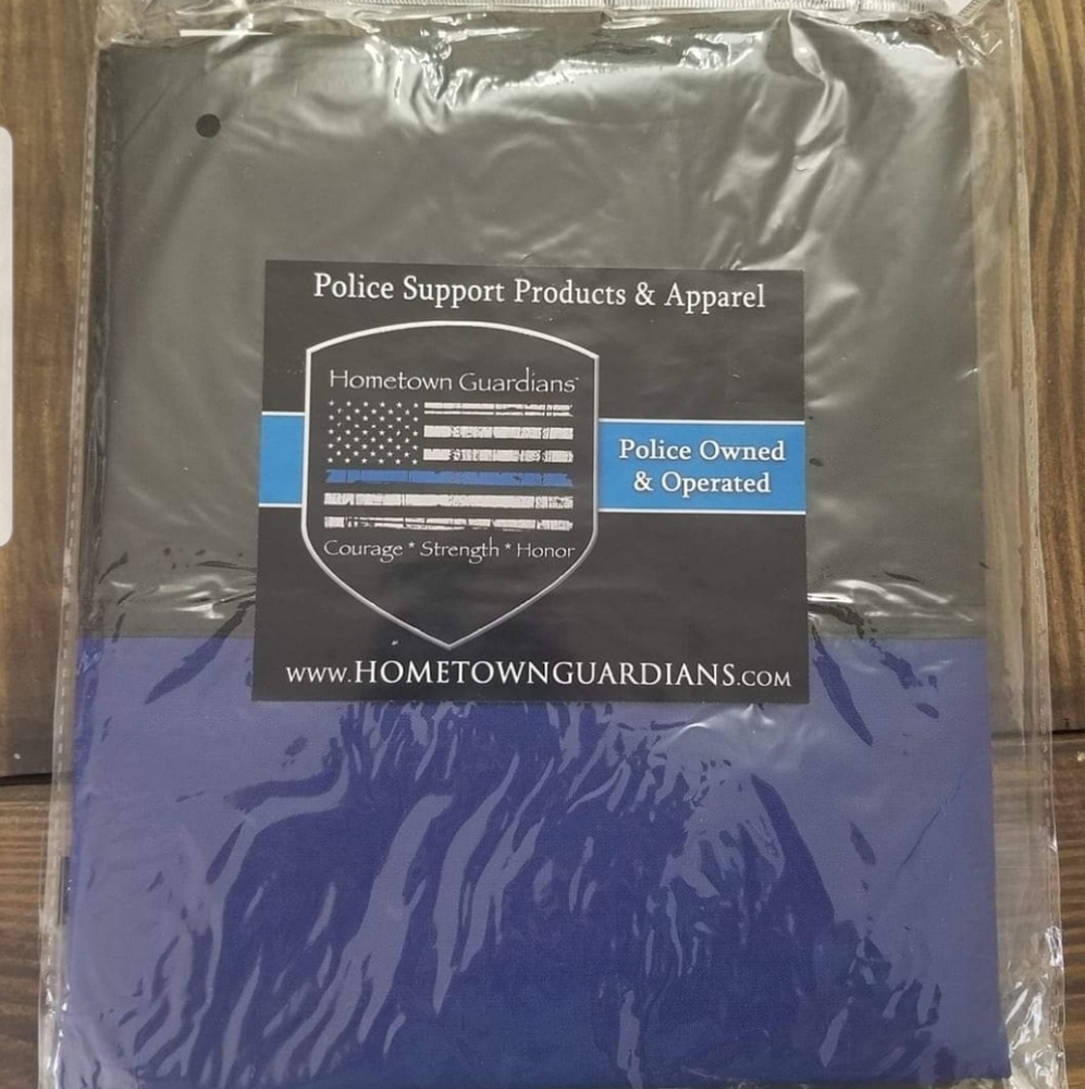 Thin Blue Line American Flag